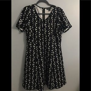 Black and white dress